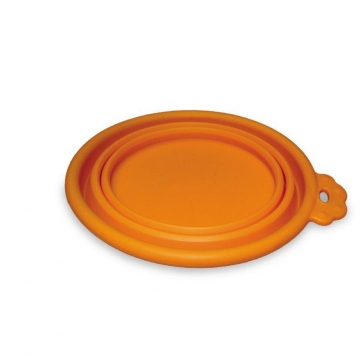 ΝΟΒΒΥ-SILICONE bowl, foldable, orange