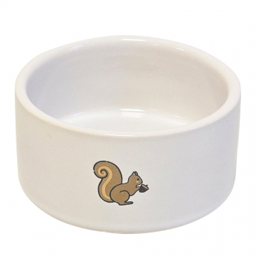 NOBBY: Rodent CERAMIC bowl SQUIRREL