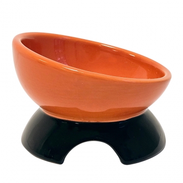 NOBBY: Cat CERAMIC bowl elevated WILSON