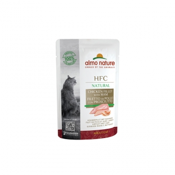 RAW-Chicken Fillet w Ham, 55g