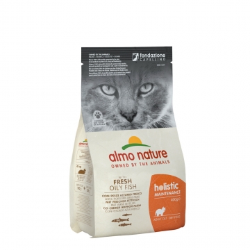 Almo Holistic Dry Cat, White Fish 400g
