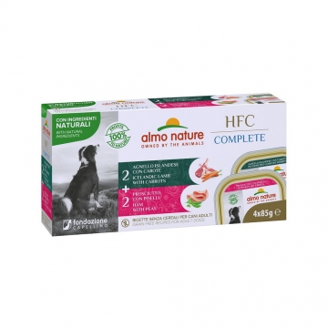MULTI-PACK-GRAIN FREE, Lamb, Ham & Veggies 4x85g
