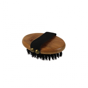 ALCOTT-GROOMING Palm Brush, Natural Boar