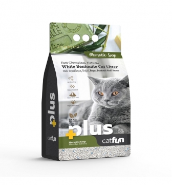 Cat-Fun PLUS: MARSEILLE Soap, cat litter, 5L