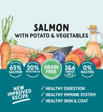 NATURO Tray-GF SALMON Potato & Veggies, 400g