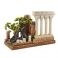 NOBBY: Aqua Ornament, ANTIQUE COLUMN w/ BONSAI