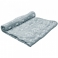 NOBBY+Xmas: Fleece plaid FLOKON grey, 70x100cm