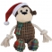 XMAS-Plush Monkey with rope arms  30 cm