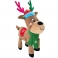 XMAS-Plush Reindeer  28 cm