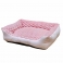 NOBBY: Comfort bed square Classic DIAMOND pink