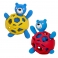 NOBBY DISPLAY: RUBBER cage ball with latex bear x12