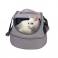NOBBY: Multifunctional Pet Bag 3 in 1 HAPPY CAT Grey