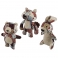 NOBBY DISPLAY: PLUSH animals x 9 Mixed colors