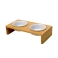 NOBBY: Dog food bar wood elevated ILUS S