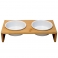 NOBBY: Dog food bar wood elevated ILUS M