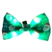 NOBBY+Xmas: BOW TIE flashing, green, 10x6cm