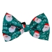 NOBBY+Xmas: BOW TIE flashing, green, 10x6cm