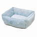 NOBBY: Comfort bed square Classic PAW grey