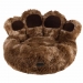 NOBBY: Comfort bed round Paw brown