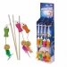 NOBBY: Rod w/ fish & Ball sisal assorted