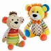 NOBBY DISPLAY: PLUSH lion & monkey, without squeacker