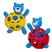 NOBBY DISPLAY: RUBBER cage ball with latex bear x12