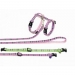 NOBBY: SET: Collar & Leash TARTAN Purple