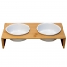 NOBBY: Dog food bar wood elevated ILUS M