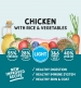 NATURO Tray-LIGHT CHICKEN, Rice & Veggies, 400g